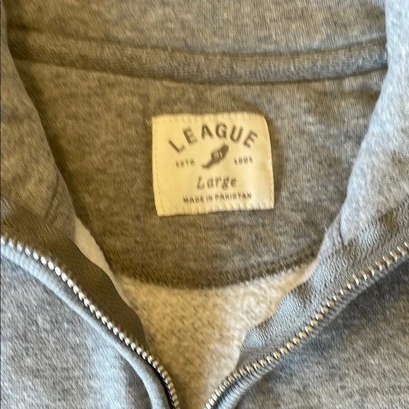 Gray Elon University Quarter-Zip Pullover - Picture 7 of 9